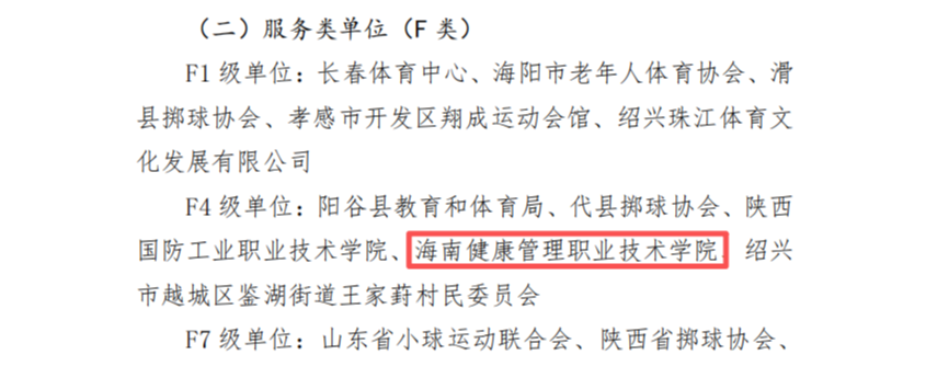 我院入選體育總局小球中心2026年度擲球項目布局單位